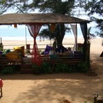 View from my Beach Hut at Simrose